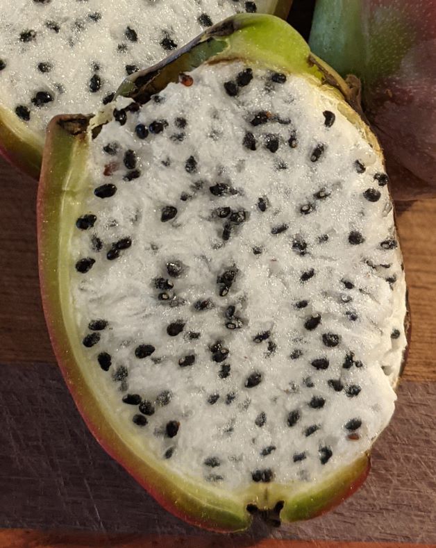 inside of a peruvian apple fruit