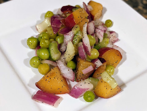 ground cherry salsa on plate